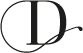 A stylised black letter D with an elegant, sweeping curve extending from the lower right, resembling a calligraphic or designer logo on a light grey background. David Bostock Photography