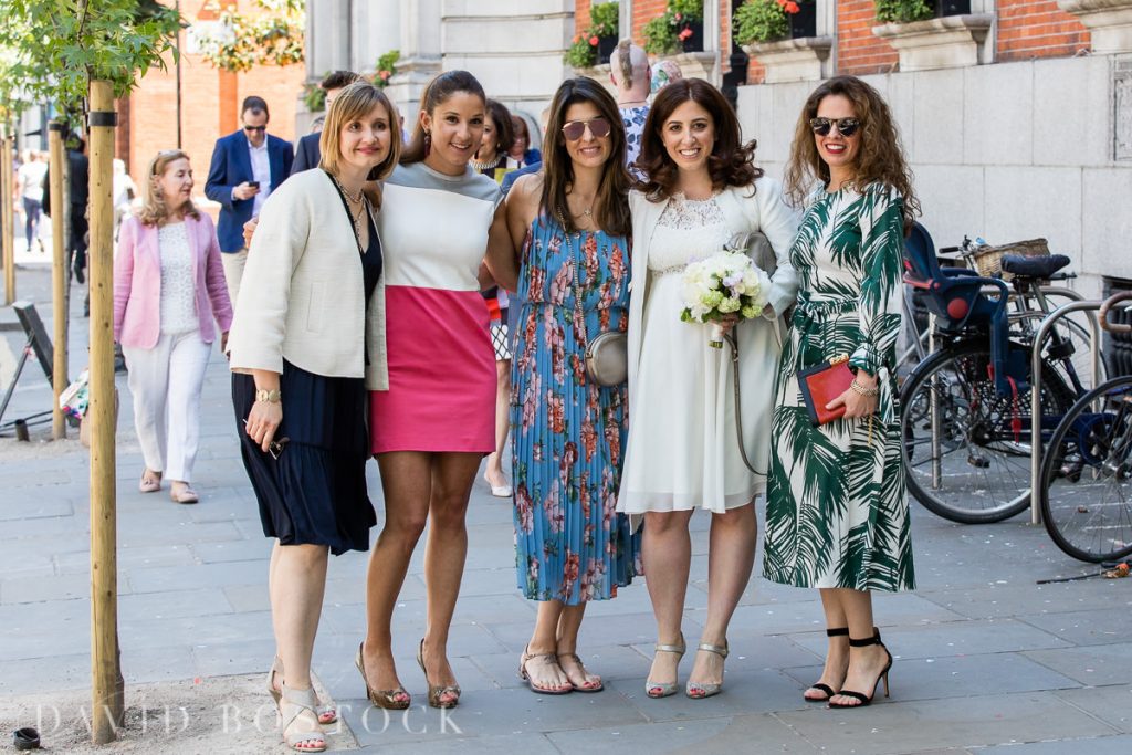 guests walking to reception