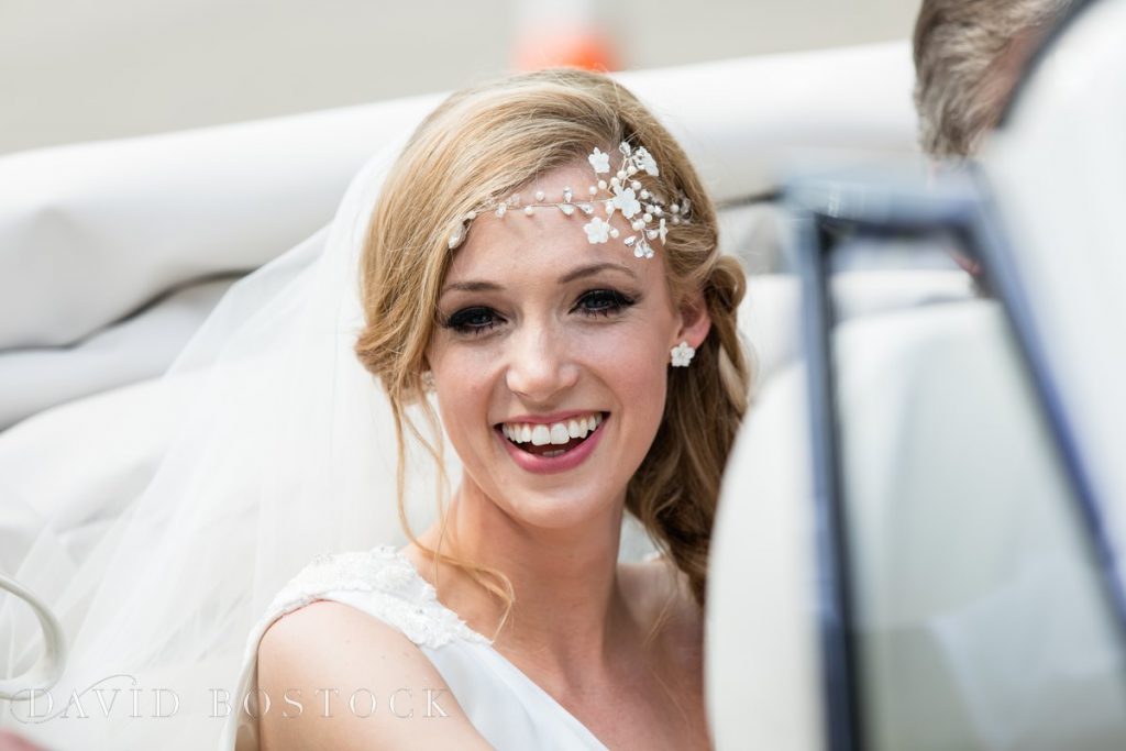 Bride at church