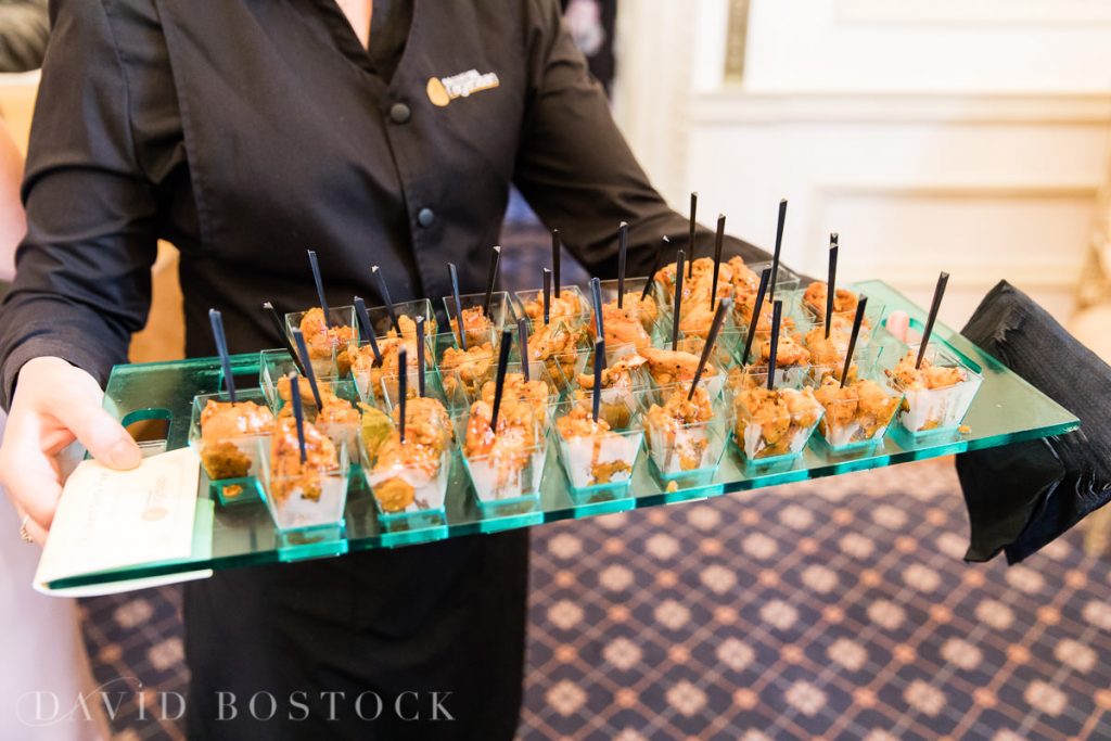 canapes for the guests