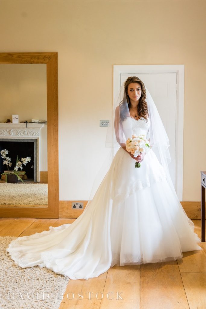 bride in dress