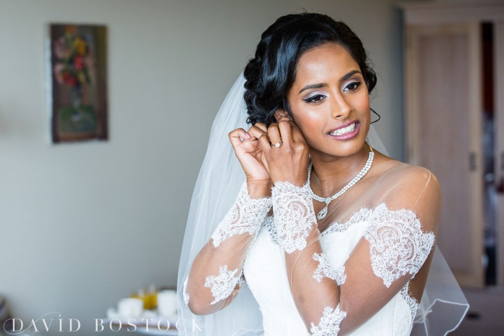 Eynsham Hall Wedding bride getting ready