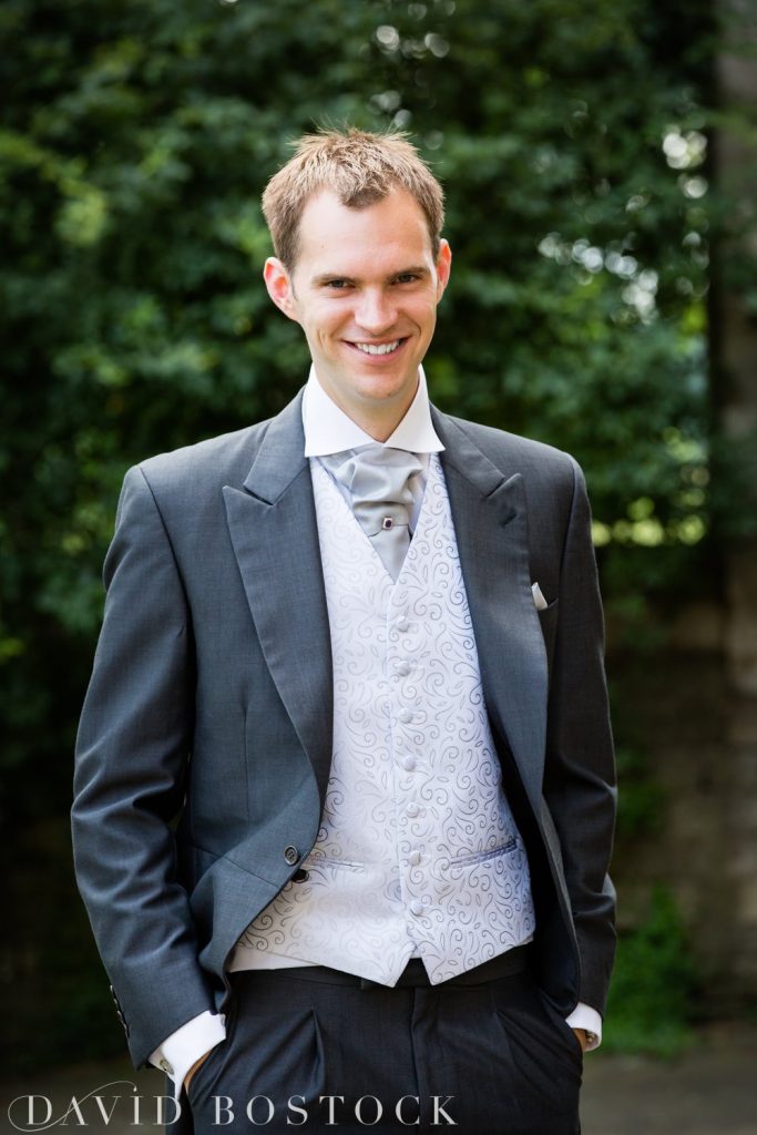 Oxford College Wedding groom 