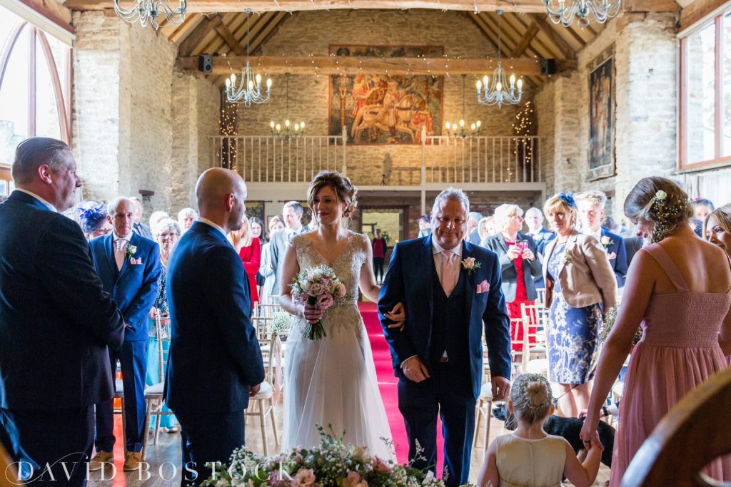 The Great Barn Aynho Wedding Photographs bride and groom