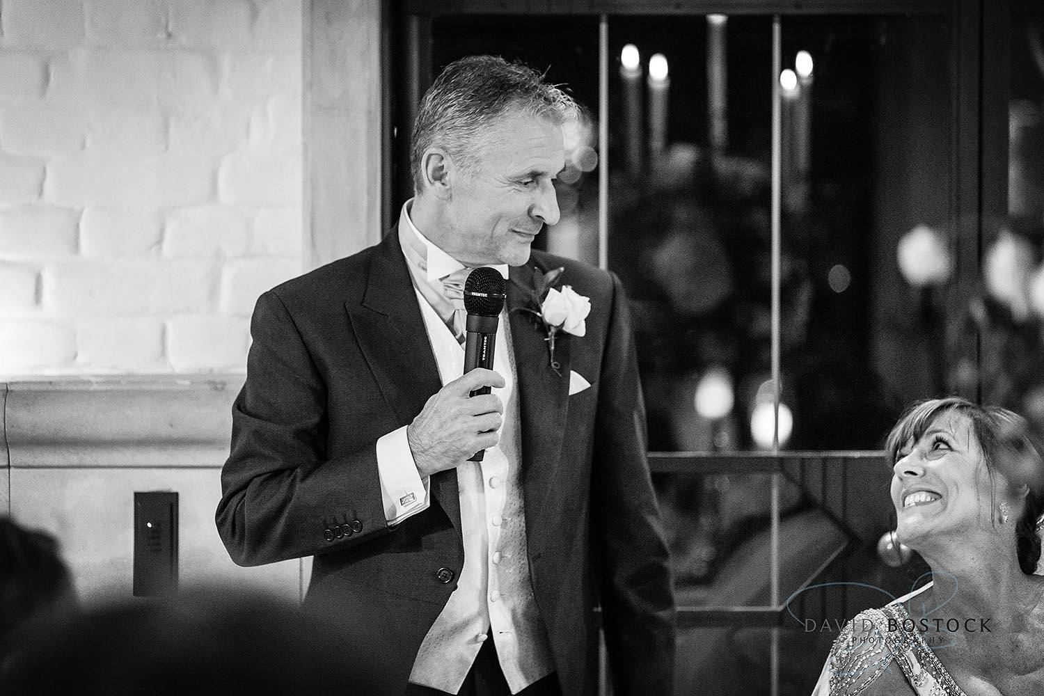 The Dairy Waddesdon wedding photo groom's speech
