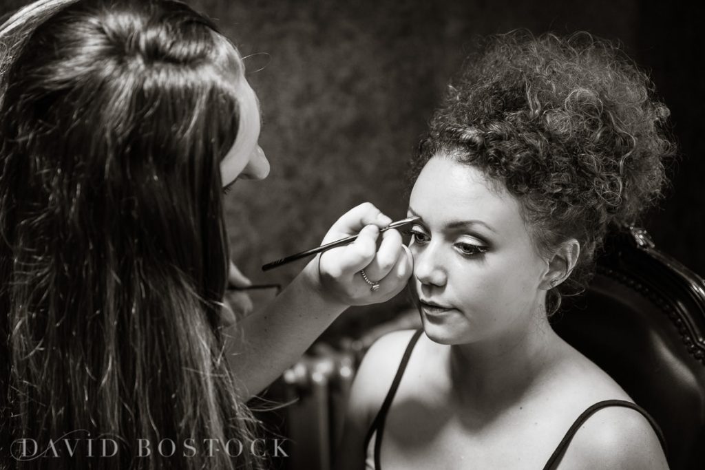 The Crazy Bear bride getting ready