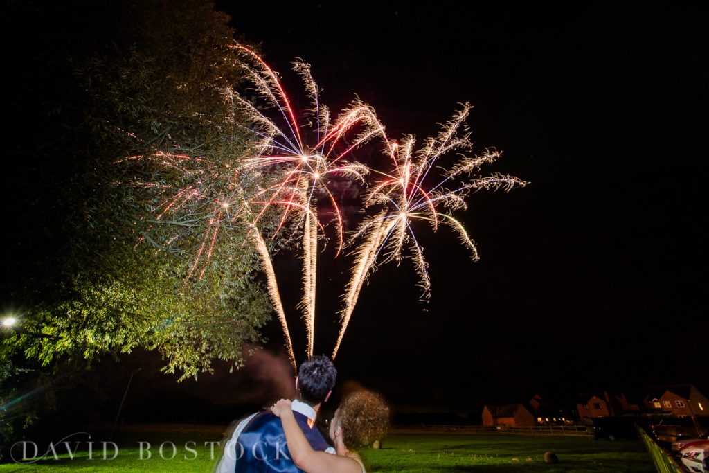 The Crazy Bear wedding fireworks