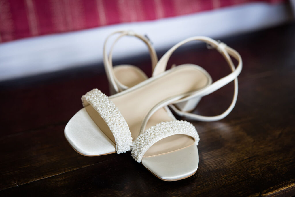 Ardington House wedding photo brides shoes