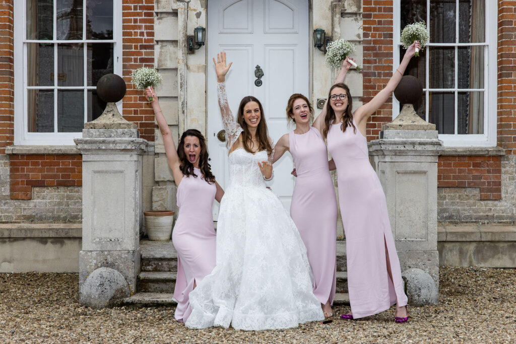 Ardington House wedding photo bridesmaids