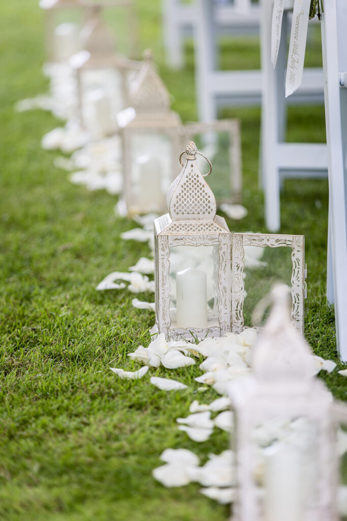 Ardington House wedding photo lanterns