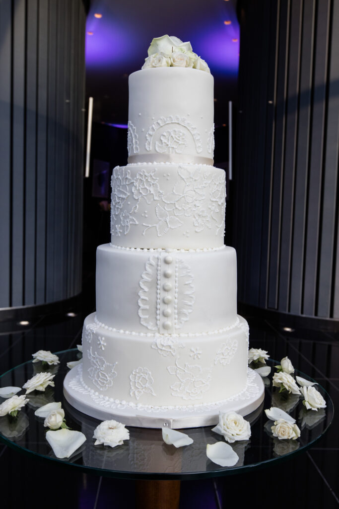 The Gherkin London Wedding cake