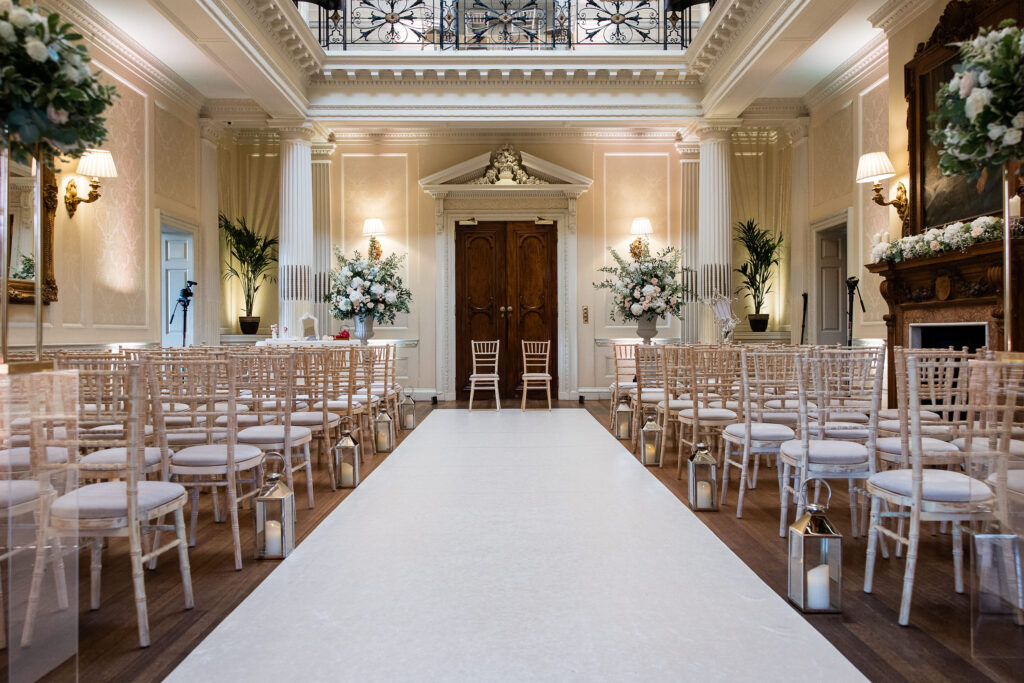 Hedsor House wedding ceremony room