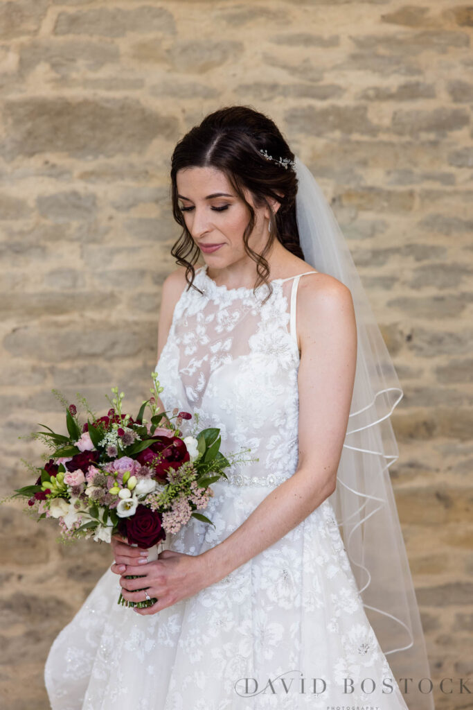 The Great Barn wedding thoughtful bride