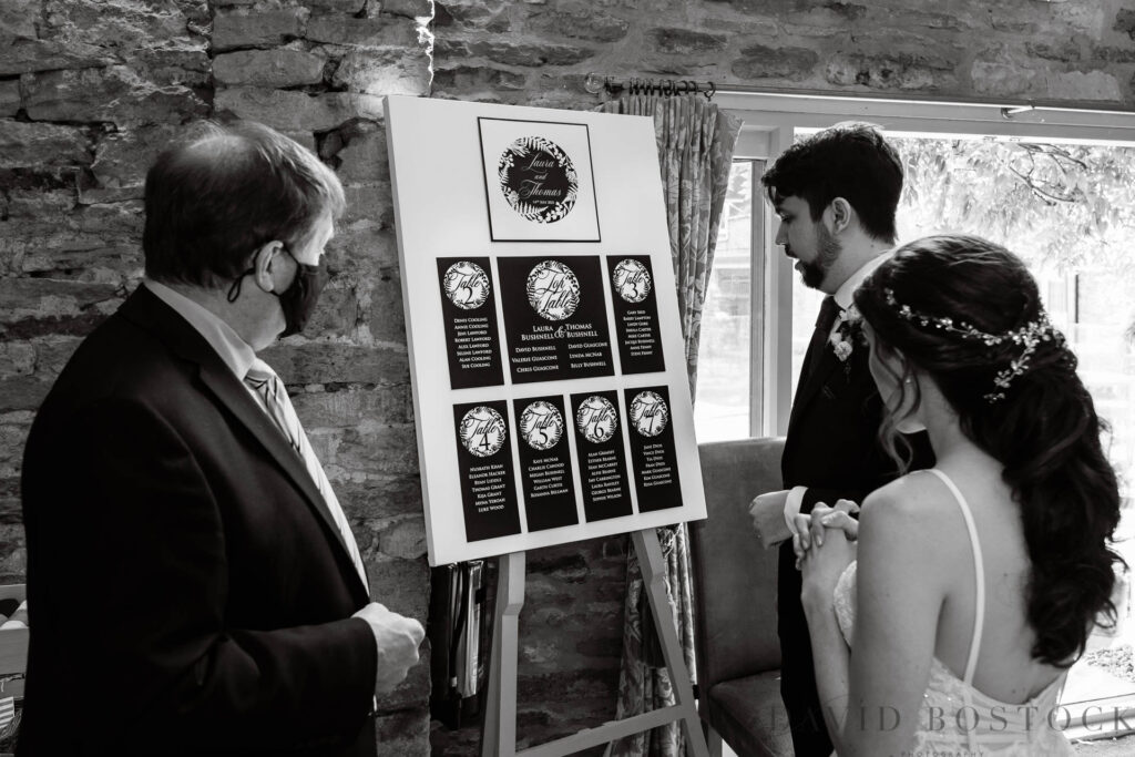 The Great Barn wedding seating plan